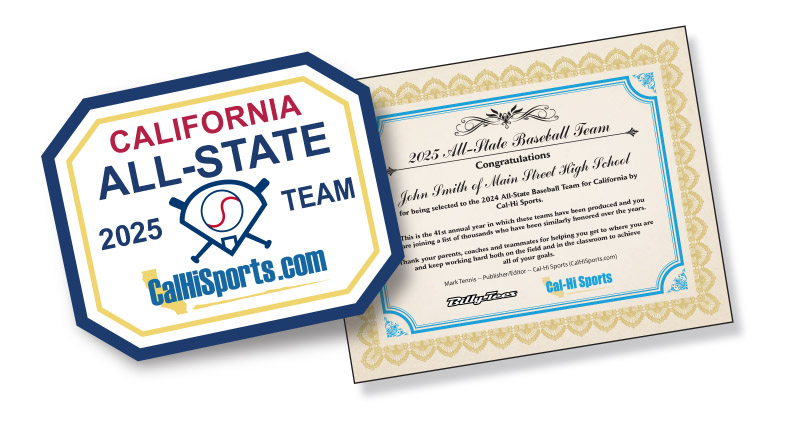 2025 All-State Baseball Patch